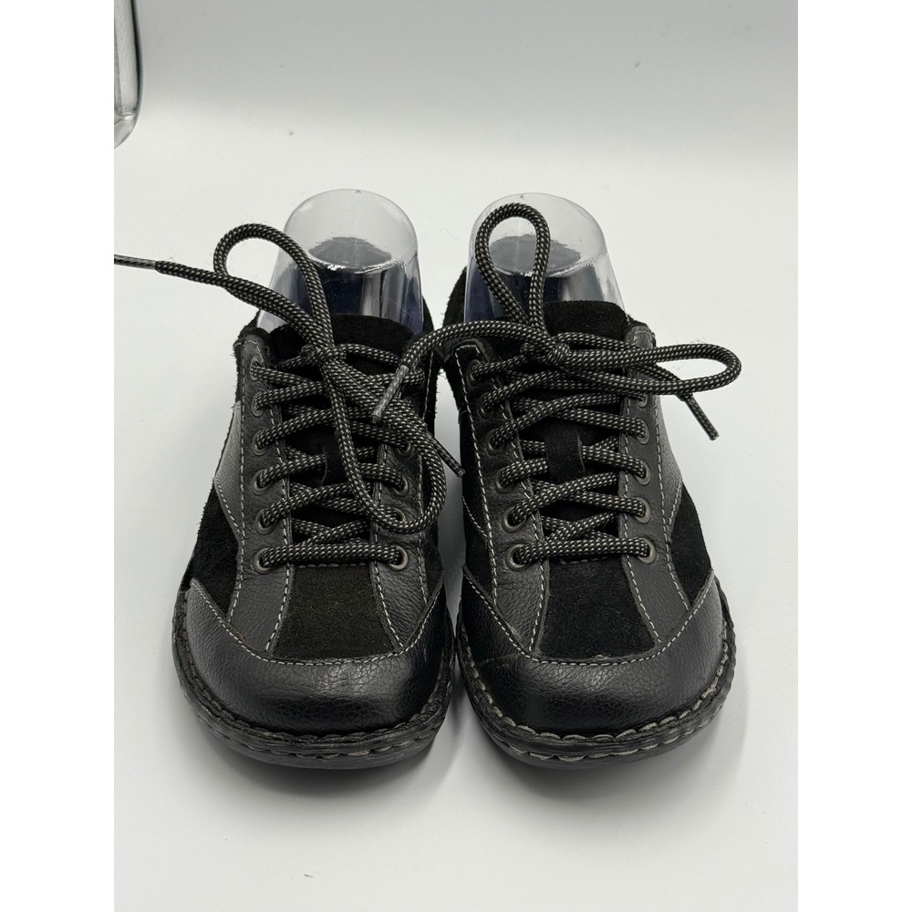 b.o.c.‎ Born Concept Leather Suede Oxford Shoes Black Gorpcore Granola Girl